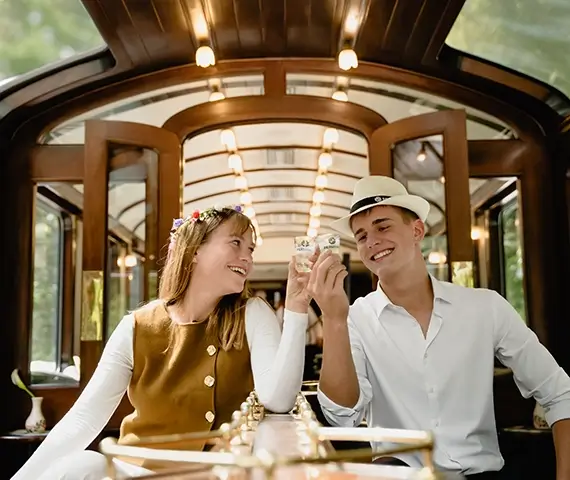 Experiencia Pisco en el Tren Observatorio Vistadome